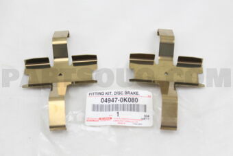 049470K080 FITTING KIT, DISC BRAKE, FRONT