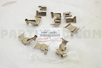 0494726080 FITTING KIT, DISC BRAKE, FRONT