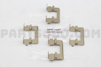 0494728070 Toyota FITTING KIT, DISC BRAKE, FRONT