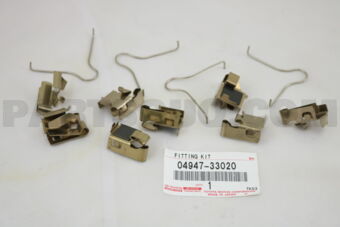 0494733020 FITTING KIT, DISC BRAKE, FRONT