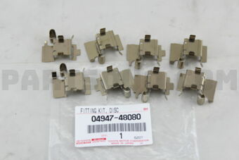 0494748080 FITTING KIT, DISC BRAKE, FRONT