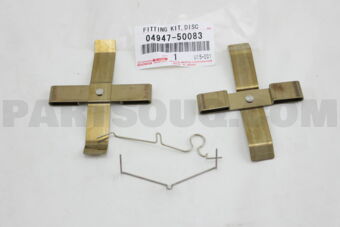 0494750083 FITTING KIT, DISC BRAKE, FRONT