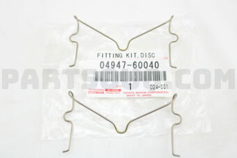 0494760040 FITTING KIT, DISC BRAKE, FRONT