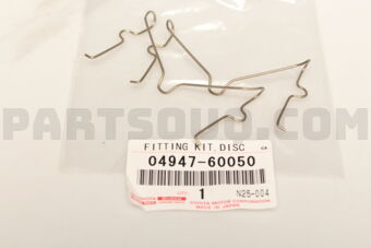 0494760050 FITTING KIT, DISC BRAKE, FRONT