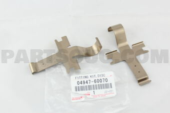 0494760070 FITTING KIT, DISC BRAKE, FRONT