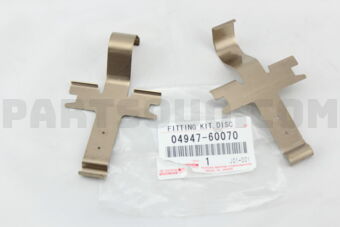 0494760070 FITTING KIT, DISC BRAKE, FRONT