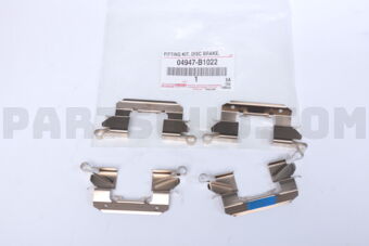 04947B1022 Toyota FITTING KIT, DISC BR
