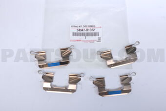 04947B1022 Toyota FITTING KIT, DISC BR