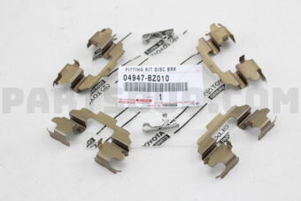 04947BZ010 FITTING KIT, DISC BRAKE, FRONT