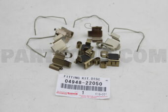 0494822050 FITTING KIT, DISC BRAKE, REAR