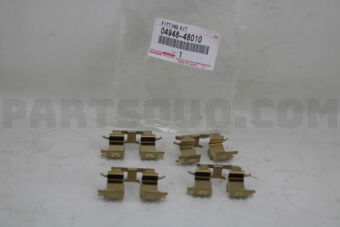 0494848010 FITTING KIT, DISC BRAKE, REAR