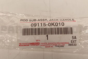 091150K010 Toyota ROD SUB-ASSY, JACK HANDLE