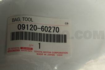 0912060270 Toyota BAG  TOOL