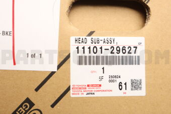 1110129627 HEAD SUB-ASSY
