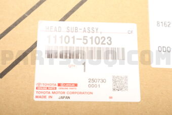1110151023 Toyota HEAD SUB-ASSY