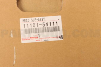 1110154111 Toyota HEAD SUB-ASSY, CYLINDER