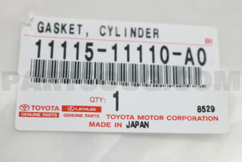 1111511110A0 GASKET, CYLINDER