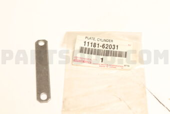 1118162031 Toyota PLATE, CYLINDER HEAD, REAR