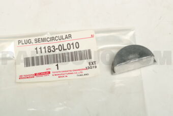 111830L010 Toyota PLUG, SEMICIRCULAR