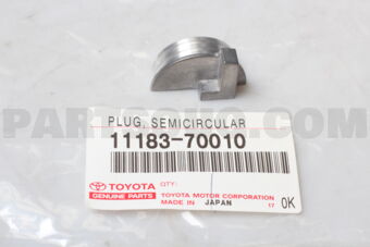 1118370010 Toyota PLUG, SEMICIRCULAR