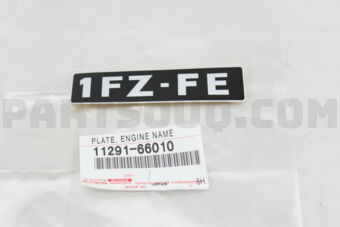 1129166010 PLATE, ENGINE NAME
