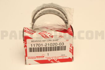 117012102003 Toyota BEARING, CRANKSHAFT