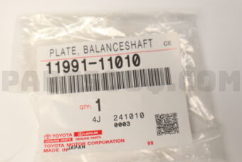 1199111010 Toyota PLATE, BALANCESHAFT THRUST, NO.1