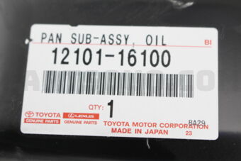 1210116100 PAN SUB-ASSY, OIL