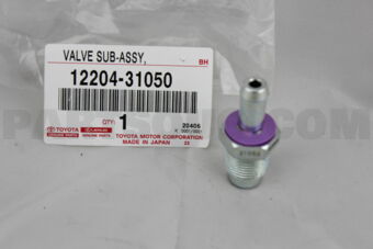 1220431050 Toyota VALVE SUB-ASSY, VENTILATION