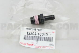 1220446040 VALVE SUB-ASSY, VENTILATION