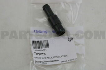 1220450011 VALVE SUB-ASSY, VENTILATION