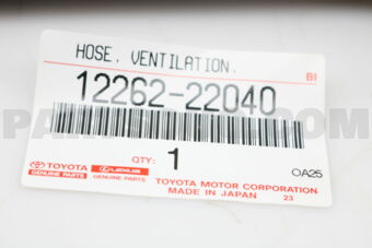 1226222040 HOSE, VENTILATION, NO.2