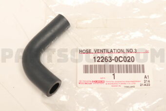 122630C020 HOSE, VENTILATION, NO.3