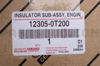123050T200 Toyota INSULATOR SUB-ASSY, ENGINE MOUNTING, RH