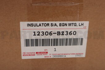 12306BZ360 Toyota INSULATOR SUB-ASSY