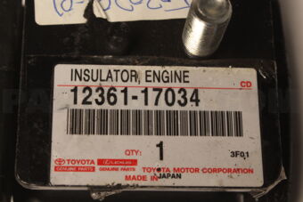 1236117034 Toyota INSULATOR, ENGINE MOUNTING, FRONT