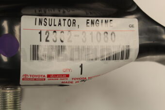 1236231080 Toyota INSULATOR, ENGINE MOUNTING, RH(FOR TRANSVERSE ENGINE)