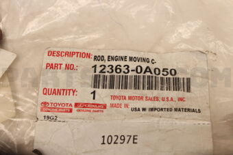 123630A050 Toyota ROD, ENGINE MOVING CONTROL