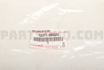 123710M020 INSULATOR, ENGINE MOUNTING, REAR