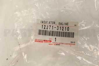 1237131210 INSULATOR, ENGINE MOUNTING, REAR NO.1