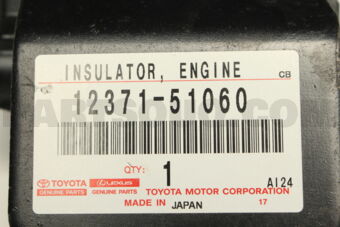 1237151060 INSULATOR, ENGINE MOUNTING, REAR N