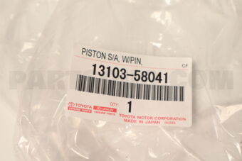 1310358041 Toyota PISTON SUB-ASSY, W/PIN