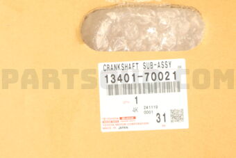 1340170021 Toyota CRANKSHAFT SUB-ASSY