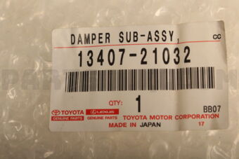 1340721032 DAMPER SUB-ASSY, CRANKSHAFT