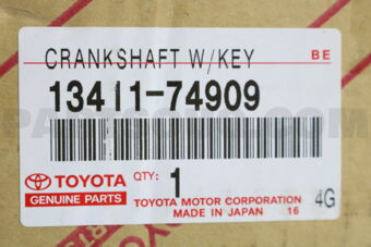 1341174909 CRANKSHAFT