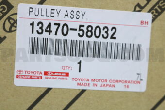 1347058032 PULLEY, CRANKSHAFT