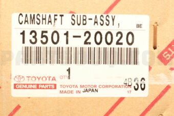 1350120020 Toyota CAMSHAFT