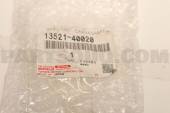 1352140020 GEAR OR SPROCKET, CRANKSHAFT TIMING