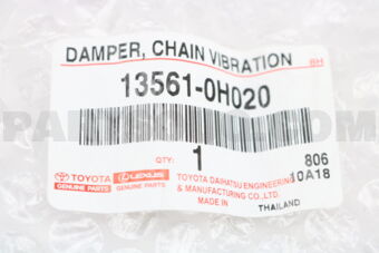 135610H020 Toyota DAMPER, CHAIN VIBRATION, NO.1