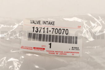 1371170070 VALVE  INTAKE